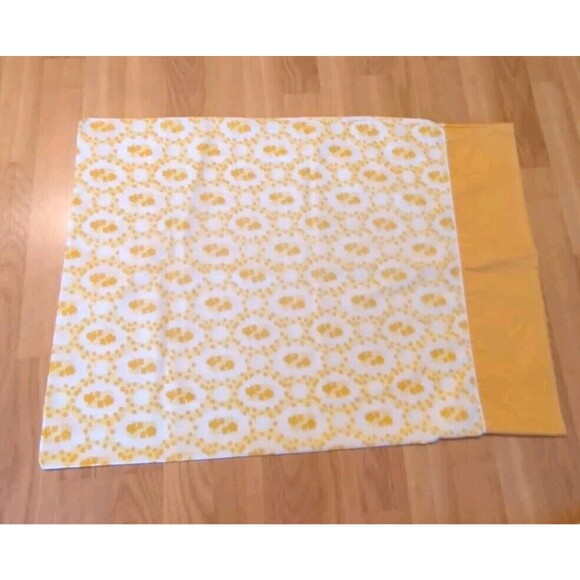 Cannon Royal Family Sheet Set Gold Floral Full Flat Sheet 2 Pillowcases Vintage - Picture 4 of 8